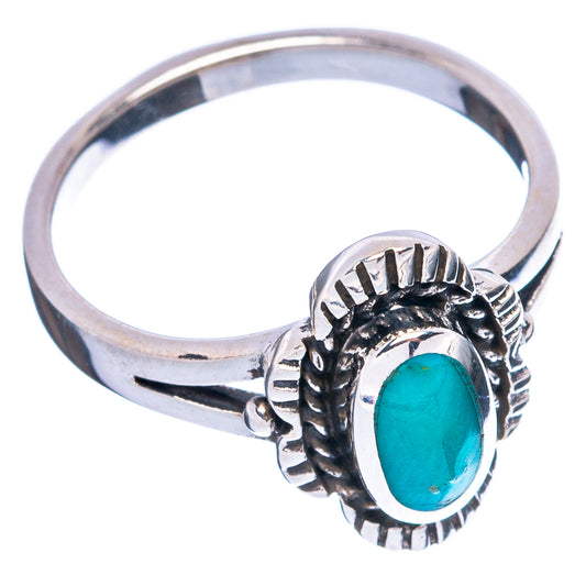 Rare Arizona Turquoise Ring Size 6.75 (925 Sterling Silver) R4893