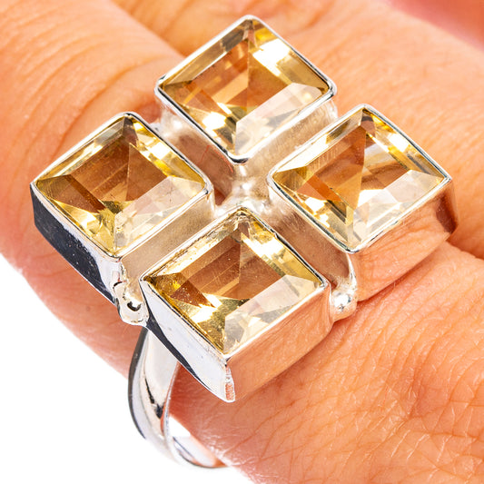 Citrine Ring Size 9.75 (.925 Sterling Silver)