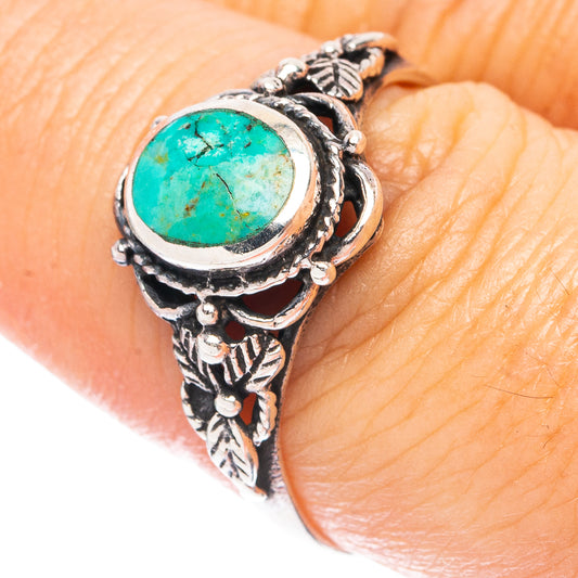 Rare Arizona Turquoise Ring Size 8.75 (925 Sterling Silver) R5001