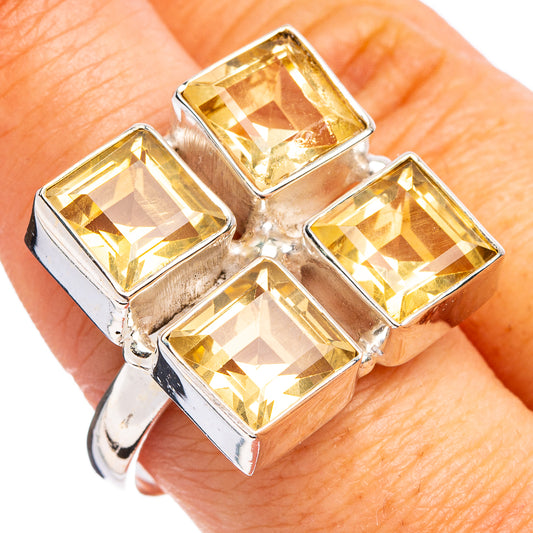 Citrine Ring Size 9.75 (.925 Sterling Silver)