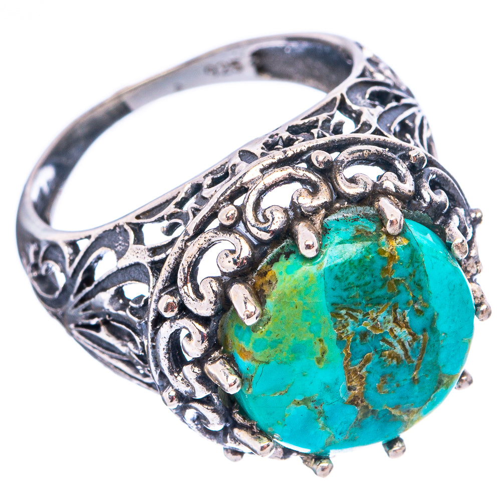 Mohave Turquoise Ring Size 7.75 (.925 Sterling Silver)