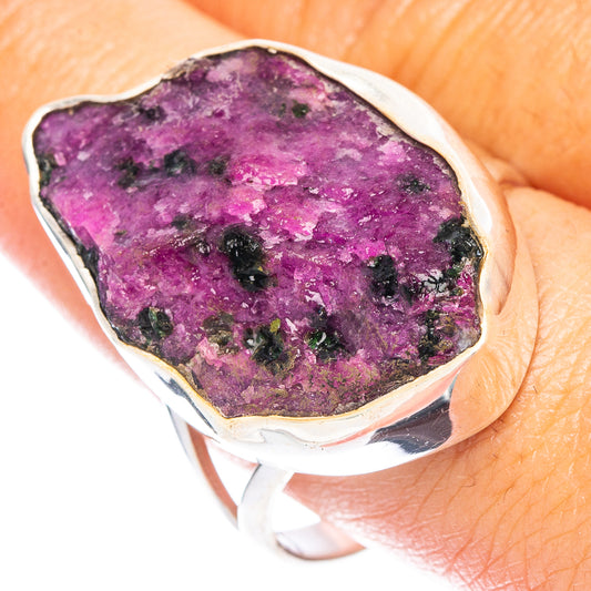 Ruby Zoisite Ring Size 11.25 (925 Sterling Silver) R7379