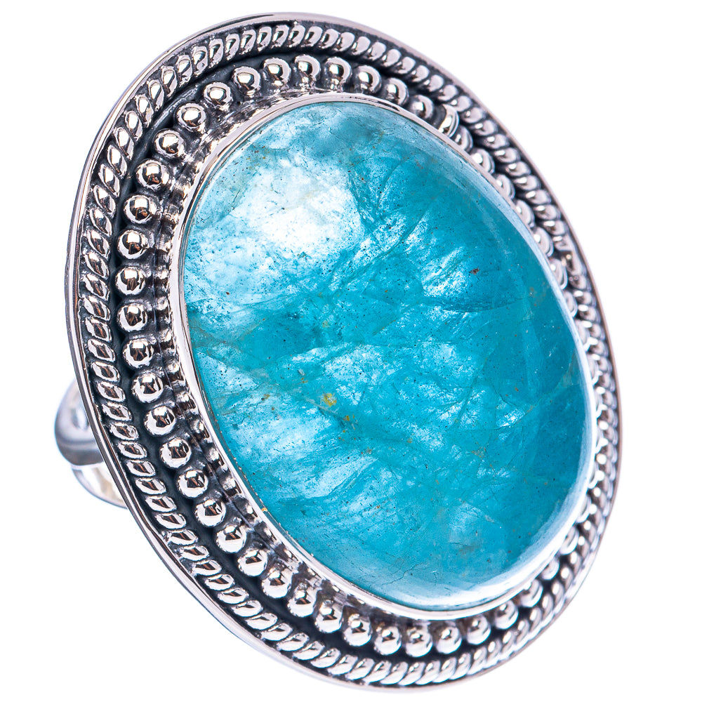 Signature Aquamarine Ring Size 7 (.925 Sterling Silver)