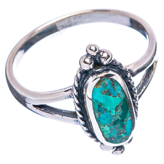 Rare Arizona Turquoise Ring Size 6.5 (925 Sterling Silver) R5004