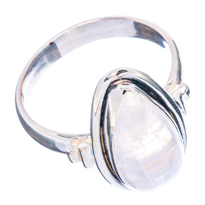 Rainbow Moonstone Ring Size 7.5 (.925 Sterling Silver)