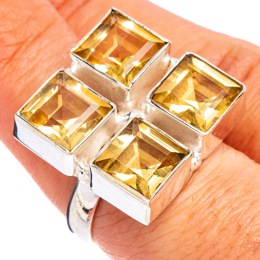 Citrine Ring Size 7 (.925 Sterling Silver)