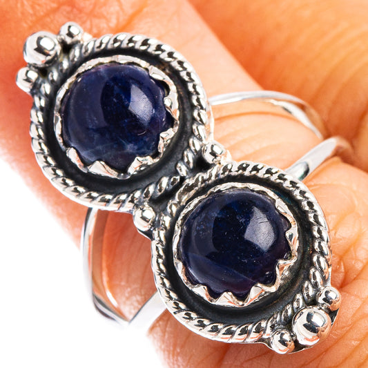 Premium Sodalite Ring Size 6 (.925 Sterling Silver)