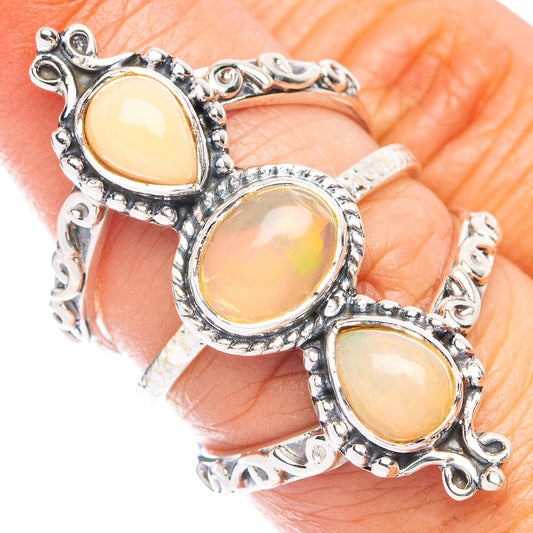 Signature Ethiopian Opal Ring Size 6.75 (925 Sterling Silver) R7594