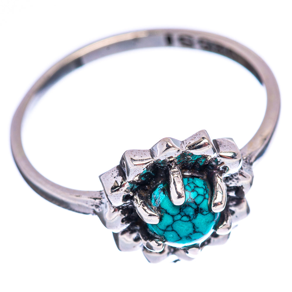 Dainty Turquoise Ring Size 6 (.925 Sterling Silver)