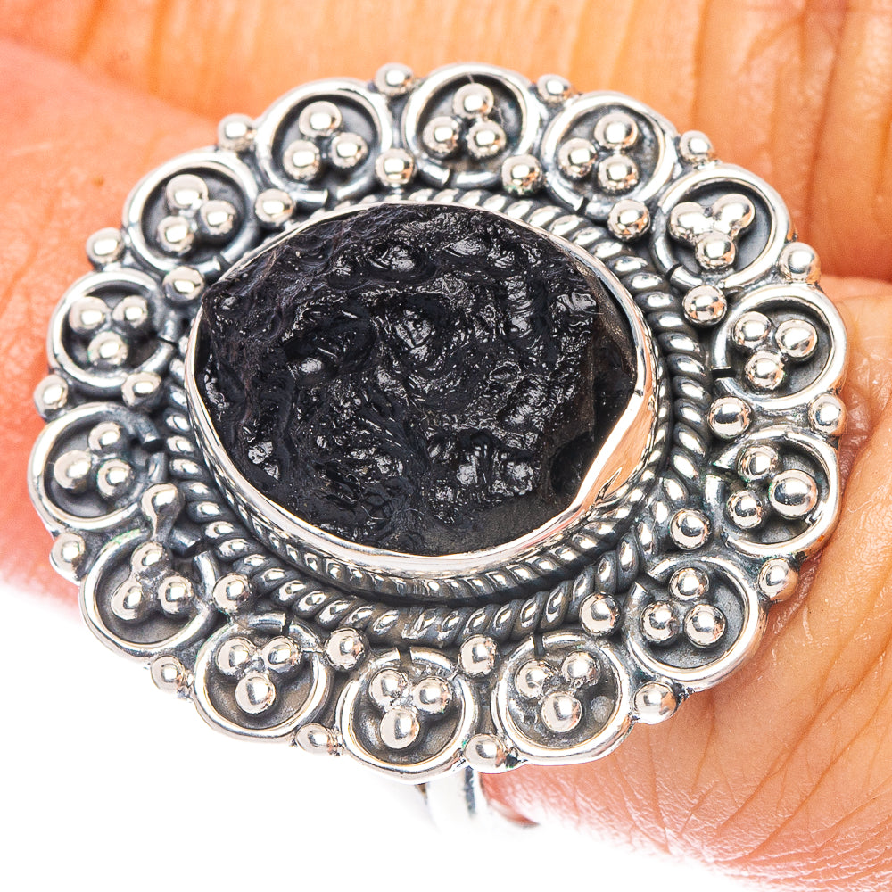 Tektite Ring Size 6 (925 Sterling Silver) R6925