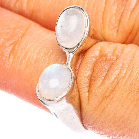 Rainbow Moonstone 925 Sterling Silver Ring Size 6.75 (925 Sterling Silver) R6299