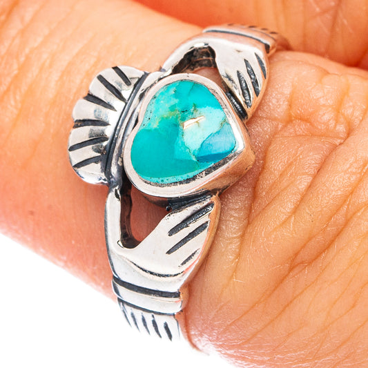 Arizona Turquoise Ring Size 6.75 (925 Sterling Silver) R4946