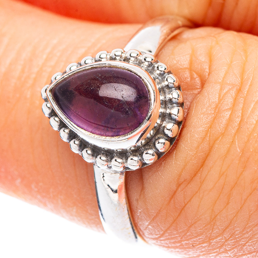 Amethyst Dainty Ring Size 6.75 (925 Sterling Silver) R5809