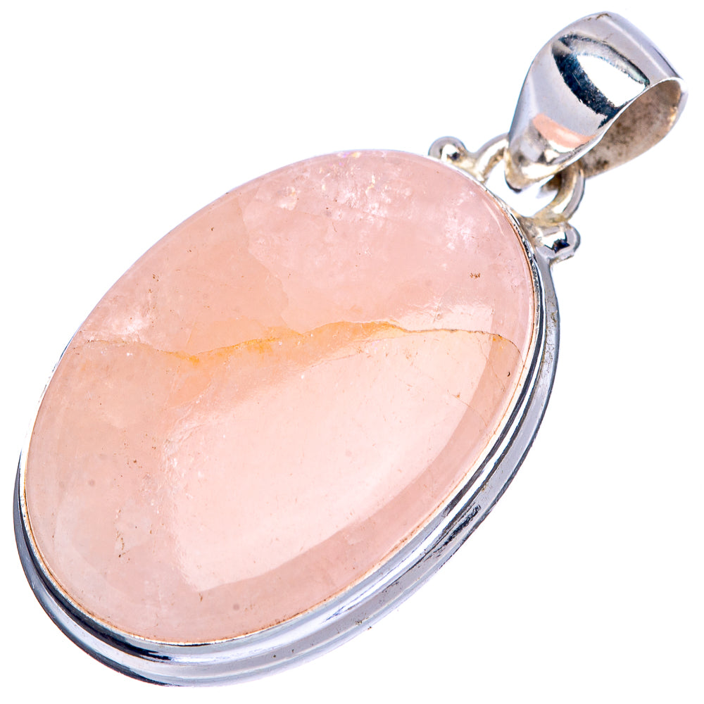 Rough Rose Quartz, White Quartz Pendant 1 outlet 1/2