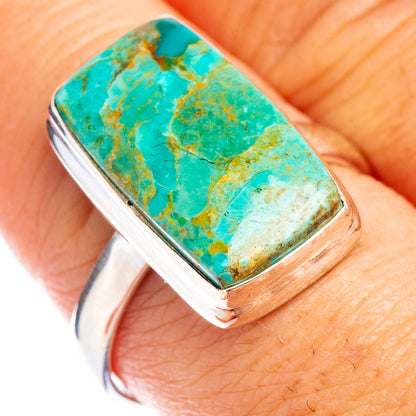 Mohave Turquoise Ring Size 9 (.925 Sterling Silver)