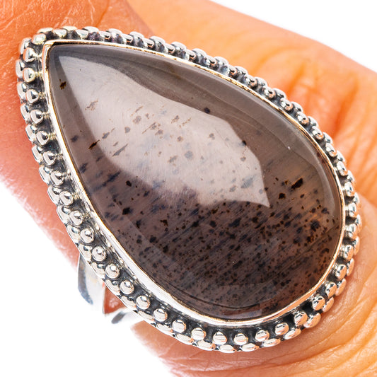 Montana Agate Ring Size 6 (925 Sterling Silver) R7162