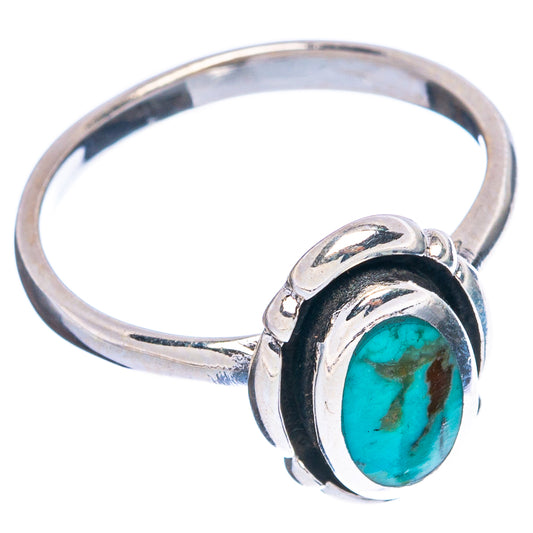 Rare Arizona Turquoise Ring Size 6.75 (925 Sterling Silver) R4899
