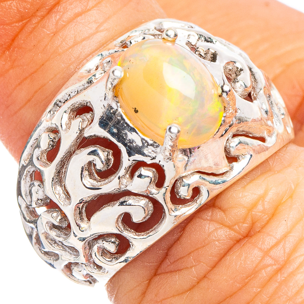 Rare Ethiopian Opal Ring Size 6 (.925 Sterling Silver)