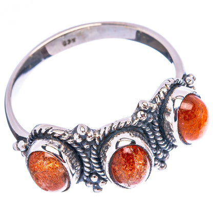 Sunstone Ring Size 9.75 (.925 Sterling Silver)