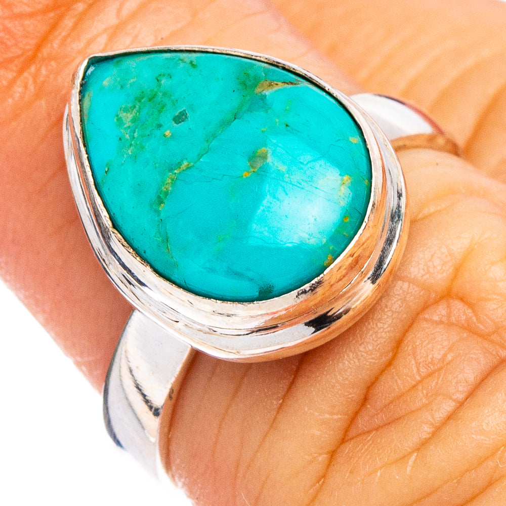 Rare Kingman Turquoise Ring Size 5.75 (.925 Sterling Silver)