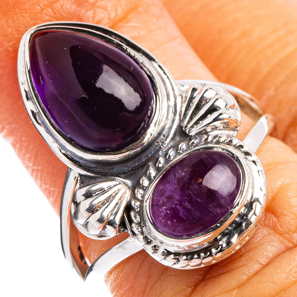 Premium Amethyst Ring Size 5.75 (.925 Sterling Silver)