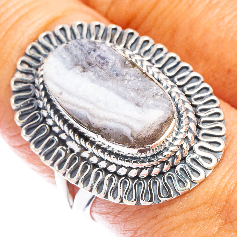 Desert Druzy Ring Size 8.25 (925 Sterling Silver) R6953