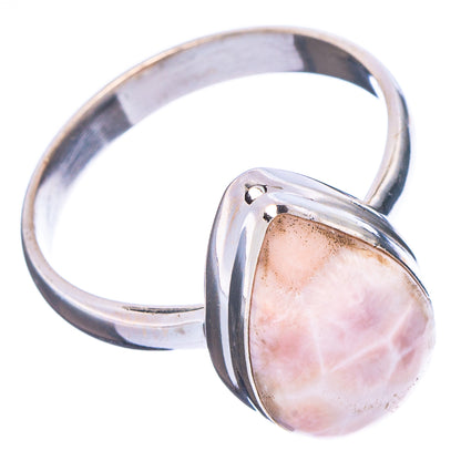 Pink Natrolite Ring Size 10.75 (.925 Sterling Silver)