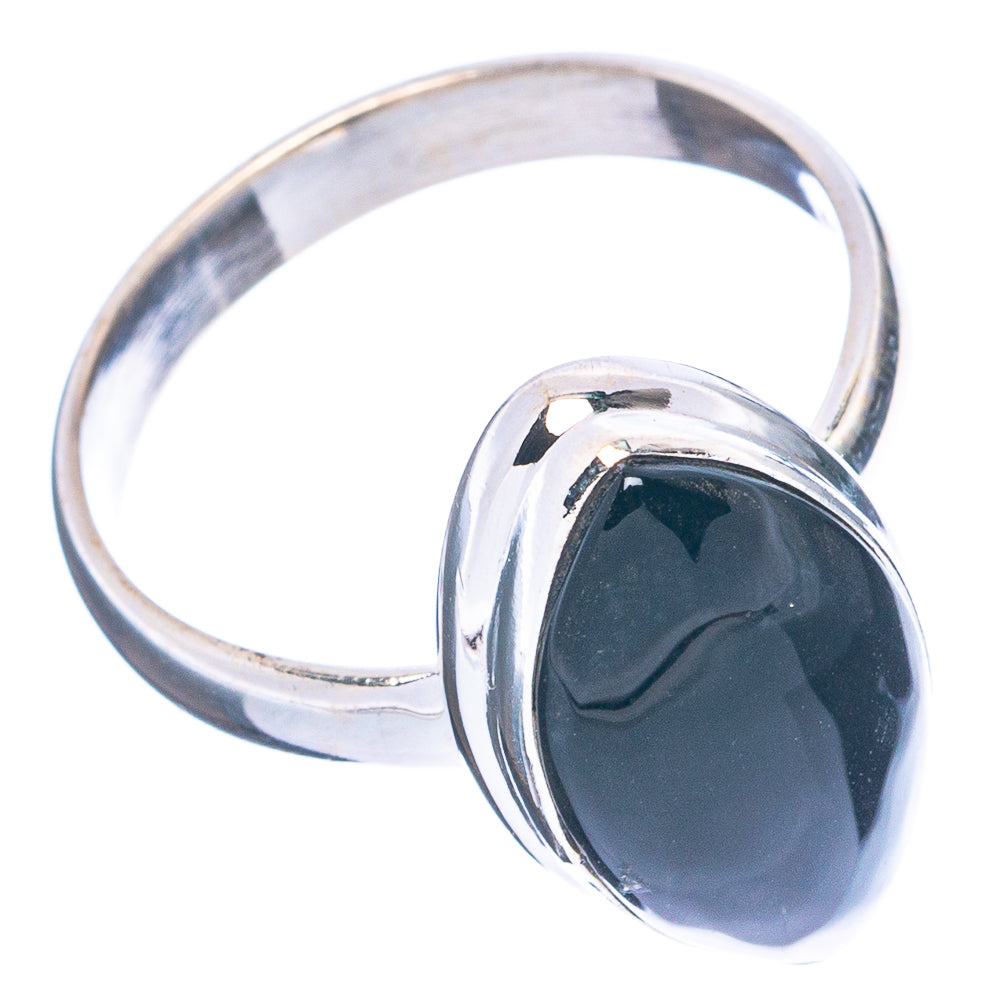 Black Onyx Ring Size 9.75 (.925 Sterling Silver)