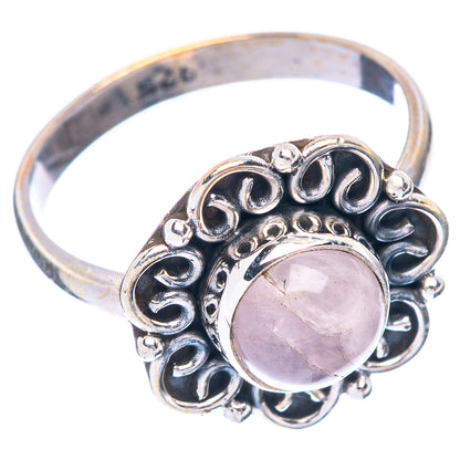 Rose Quartz Ring Size 6.75 (925 Sterling Silver) R5638