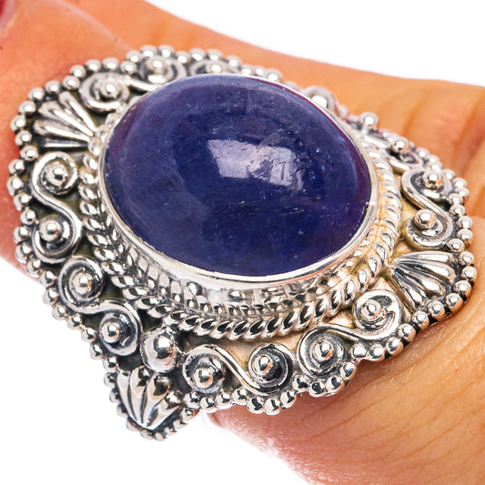 Signature Tanzanite Ring Size 5.5 (.925 Sterling Silver)