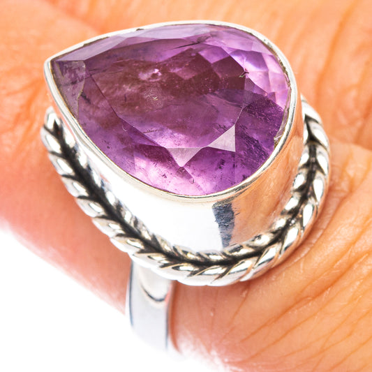 Amethyst Ring Size 5.75 (925 Sterling Silver) R7130