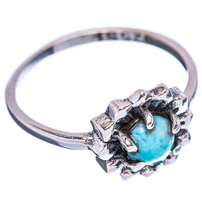 Dainty Larimar Ring Size 6 (.925 Sterling Silver)