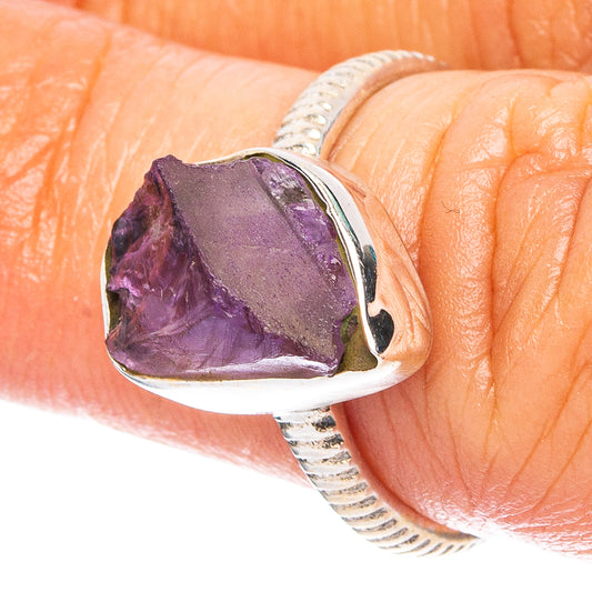 Amethyst 925 Sterling Silver Ring Size 6.25 (925 Sterling Silver) R6228