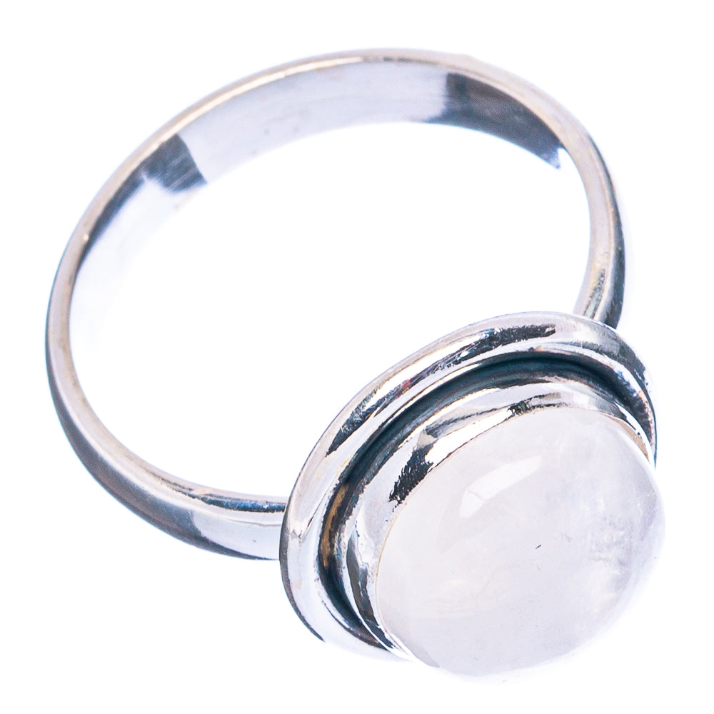 Rainbow Moonstone Ring Size 6.75 (.925 Sterling Silver)