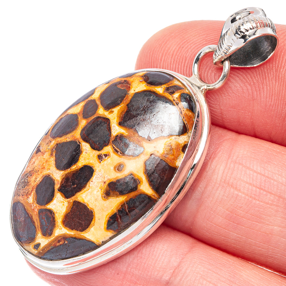 Bauxite Pendant 1 3/4" (925 Sterling Silver) P44597