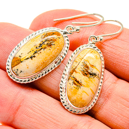 Picture Jasper Earrings handcrafted by Ana Silver Co - EARR409014