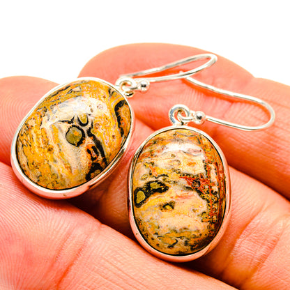 Poppy Jasper Earrings handcrafted by Ana Silver Co - EARR409675