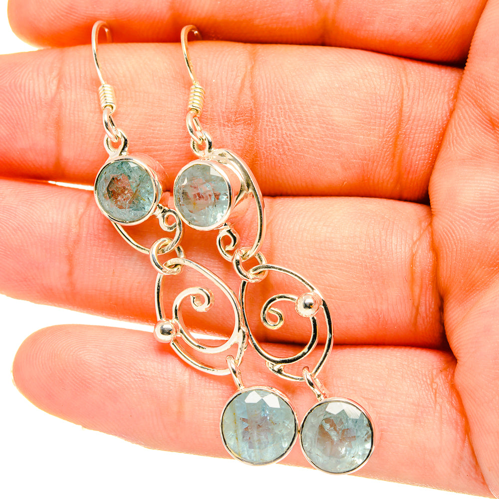 Aquamarine Earrings handcrafted by Ana Silver Co - EARR419297