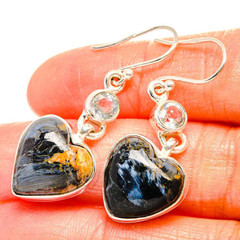 Pietersite Earrings handcrafted by Ana Silver Co - EARR426186