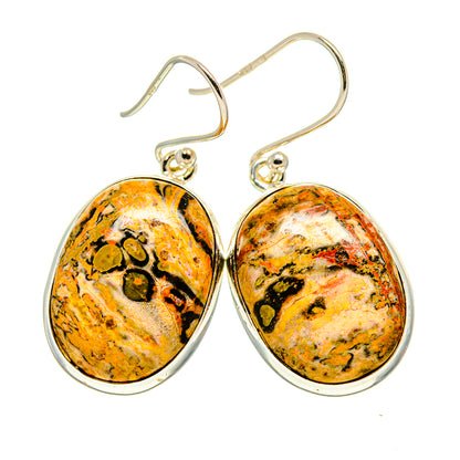 Poppy Jasper Earrings handcrafted by Ana Silver Co - EARR409675