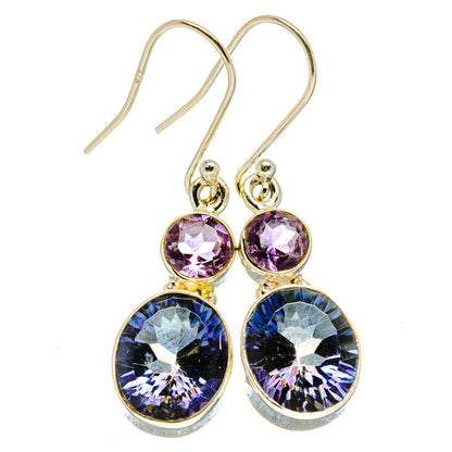 Blue Mystic Topaz Earrings handcrafted by Ana Silver Co - EARR413766