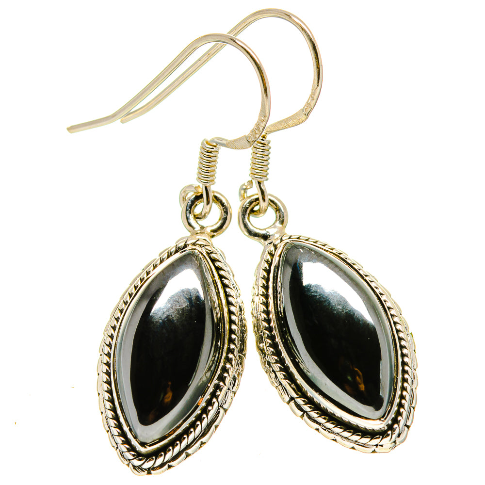 Hematite Earrings handcrafted by Ana Silver Co - EARR414314