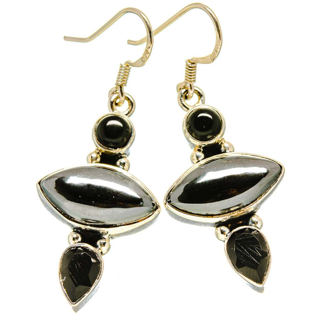 Hematite Earrings handcrafted by Ana Silver Co - EARR414816