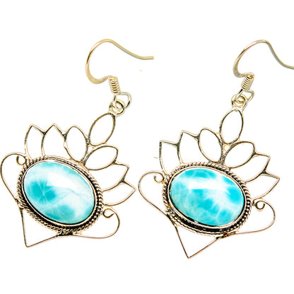 Larimar Earrings handcrafted by Ana Silver Co - EARR419268