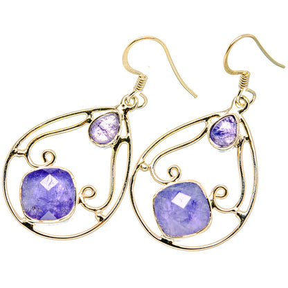 Tanzanite Earrings handcrafted by Ana Silver Co - EARR419283