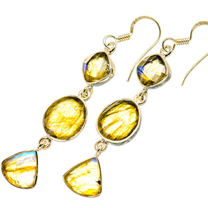 Labradorite Earrings handcrafted by Ana Silver Co - EARR419296