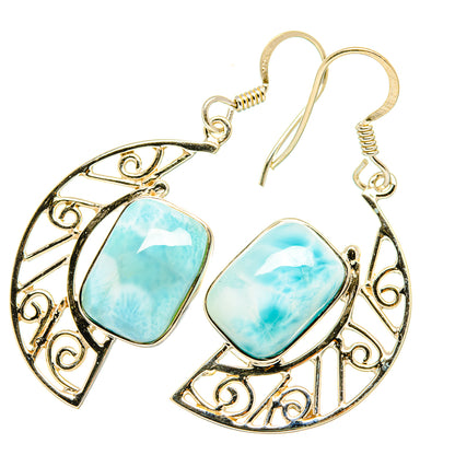 Larimar Earrings handcrafted by Ana Silver Co - EARR419310