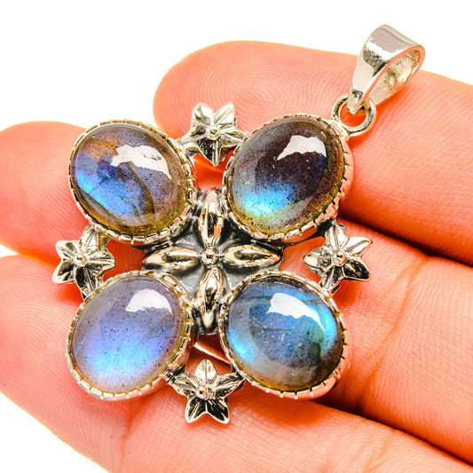 Labradorite Pendants handcrafted by Ana Silver Co - PD7105