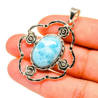 Larimar Pendants handcrafted by Ana Silver Co - PD7112