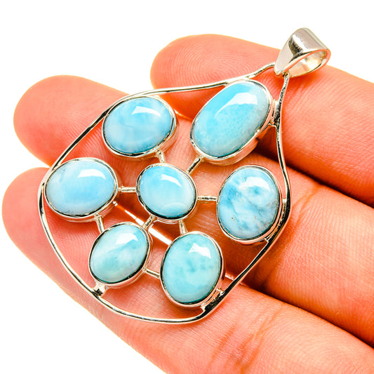 Larimar Pendants handcrafted by Ana Silver Co - PD7120